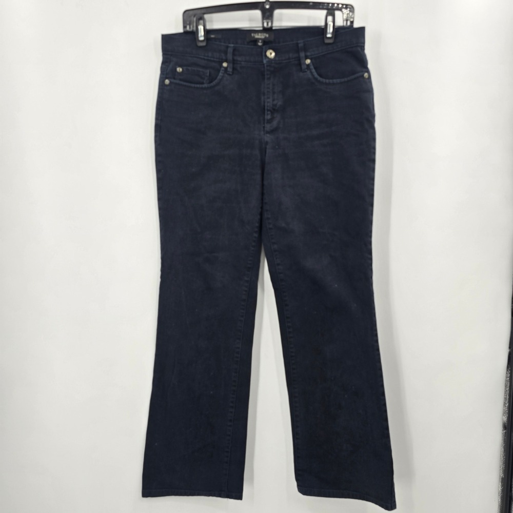 Talbots Jeans Womens Size 8 Dark Wash Denim Bootcut Indigo Blue